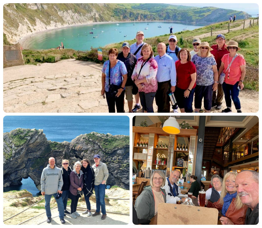 Big three tour with people at durdle door and Corfe Castle